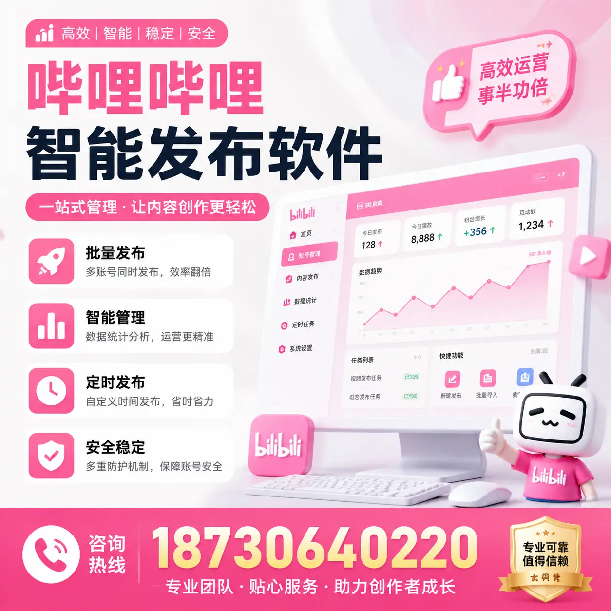 如何评估哔哩哔哩智能发布软件的ROI？太原 企业必读